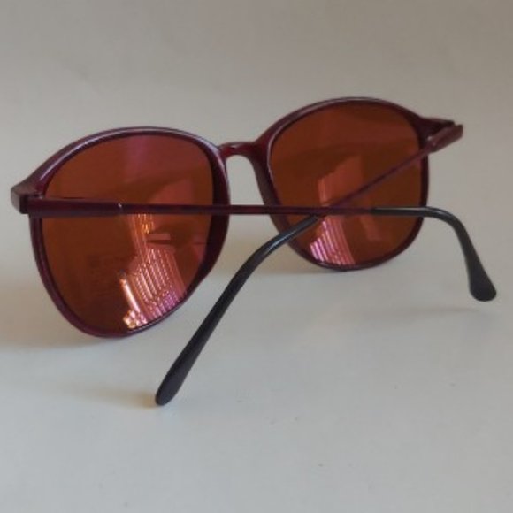 NWT True Vintage 90\'s carbon fiber school boy style sunglasses w/Coppermax lens main image 4